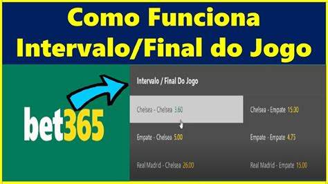 intervalo final do jogo bet365